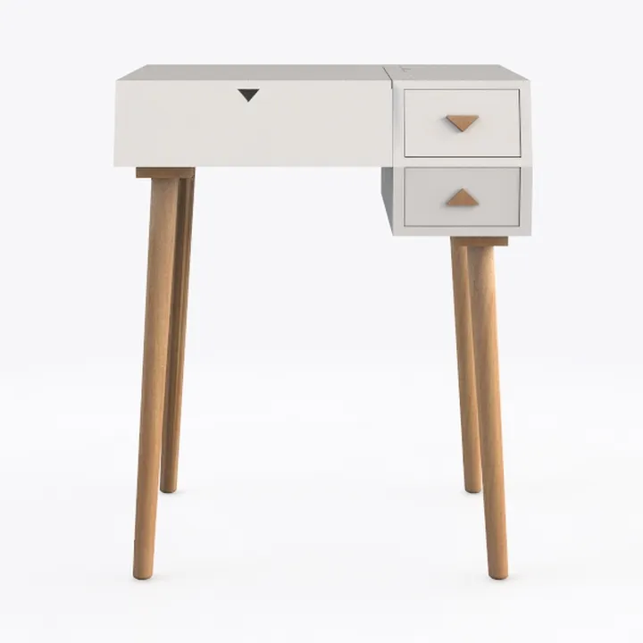 Allora 1-Drawer Rectangular Wood Home Office Desk 