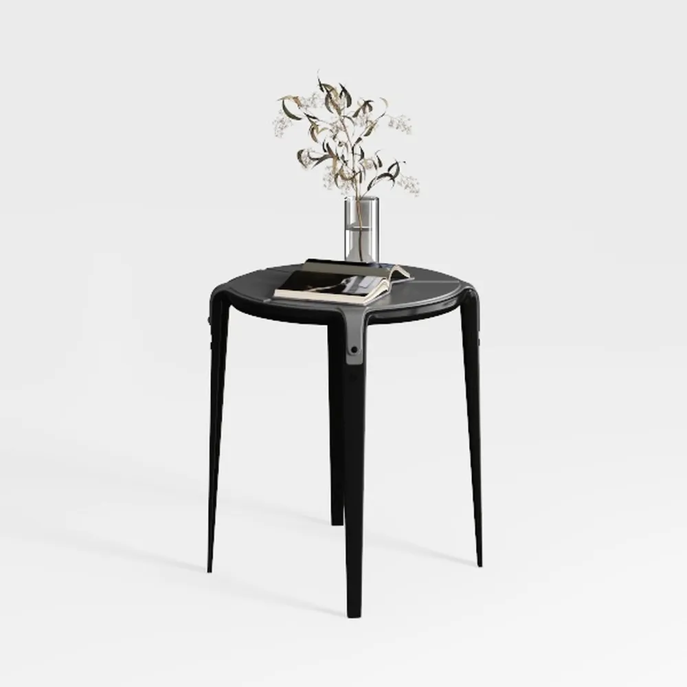 COSTWAY 6-Pack Round Plastic Stack Stools, 17.5