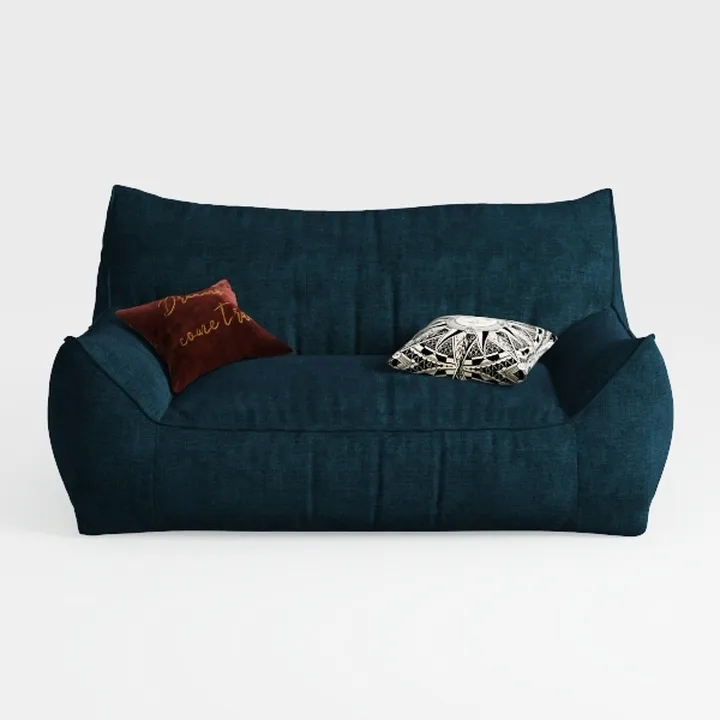 118" U Shaped Modern Sofa Modular Sectional