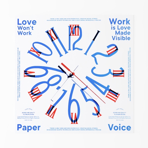 decorative wall clock-Fool's Folly