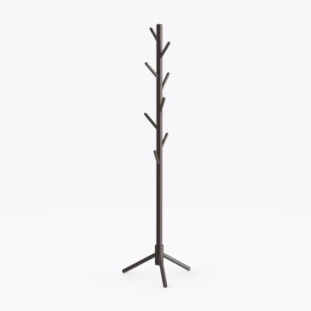 Wooden Freestanding Coat Tree with 4 Height Option