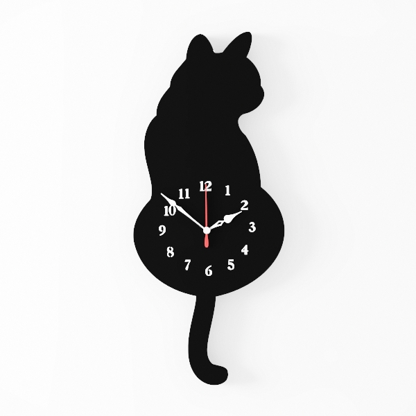 clock-Cat Person