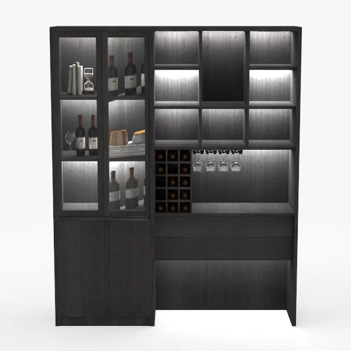 VOWNER 3PCS Bookshelf and Bookcase, 5-Tier Modern