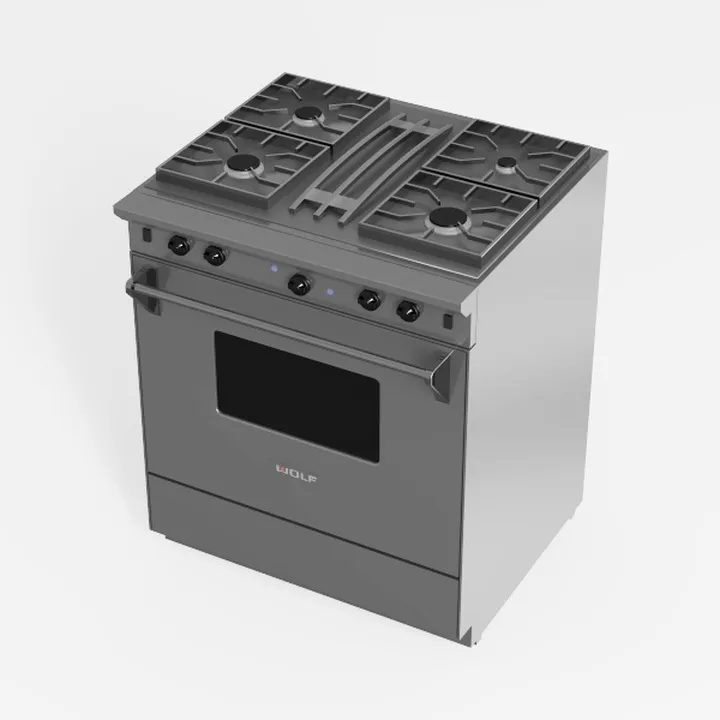 36 inch Professional Electric Range with 5 Heating