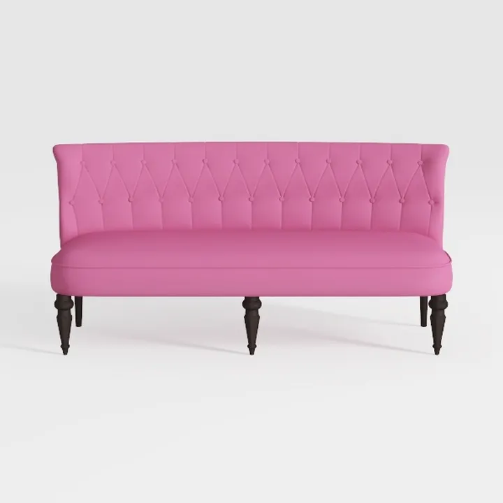 ZJhome 50’’ Armless Loveseat Sofa, Comfy Upholster