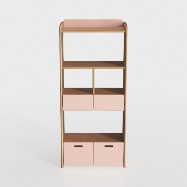 Sywhitta 4-Tier Plastic Rolling Utility Cart with