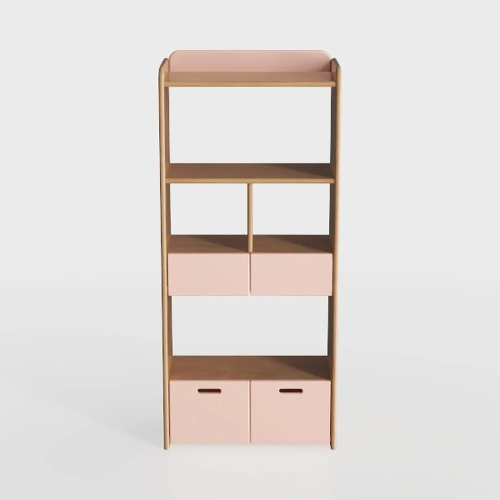 Sywhitta 4-Tier Plastic Rolling Utility Cart with