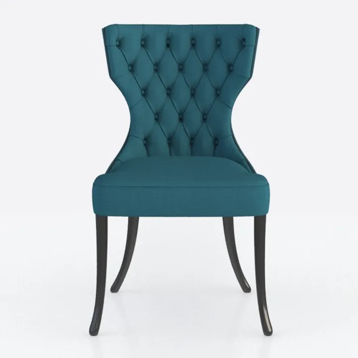 Velvet Dining Chairs Set of 4, Upholstered Tufted