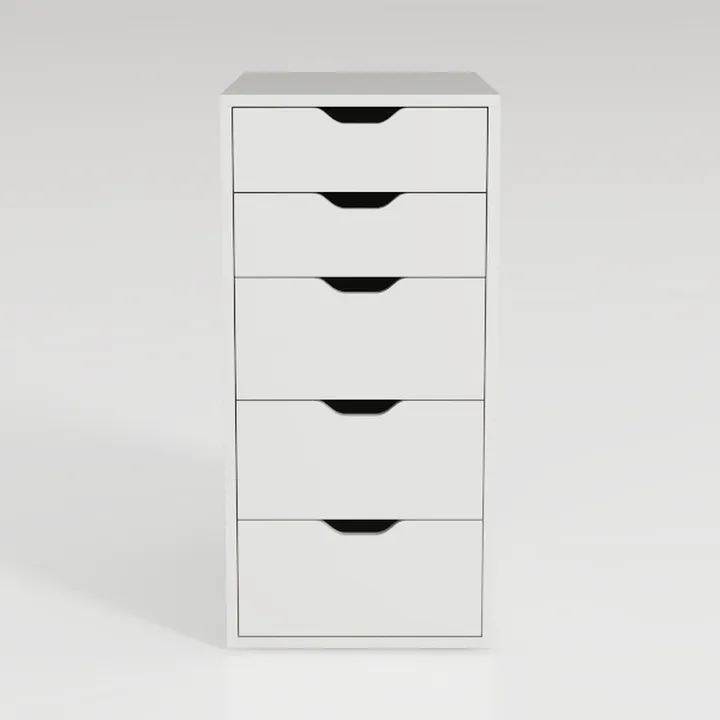 DEVAISE 5-Drawer Chest, Wood Storage file Cabinet