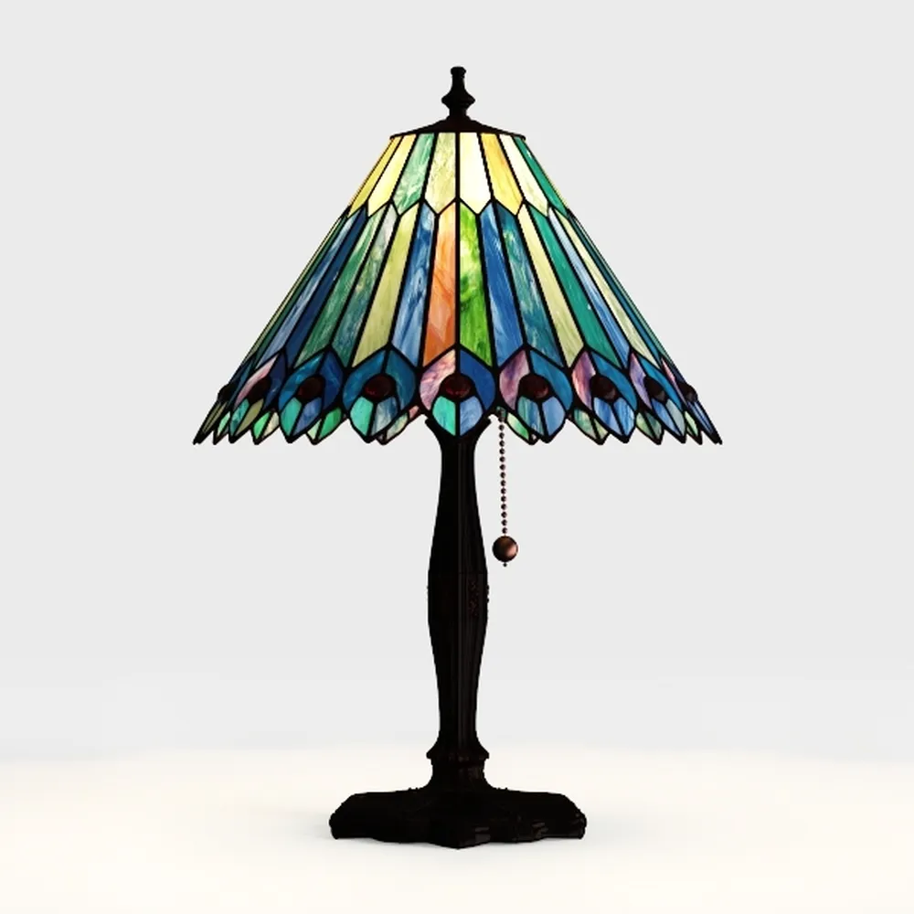 Capulina Tiffany Lamp Stained Glass Floor Lamp