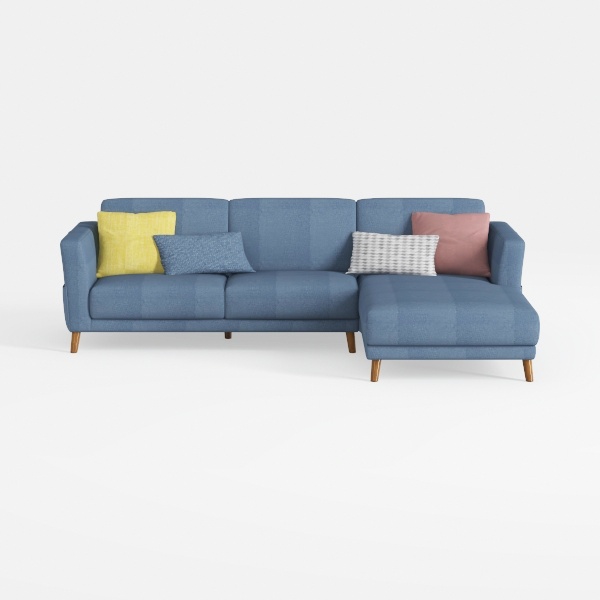 L-Shape Upholstered Living Room Office Sofa