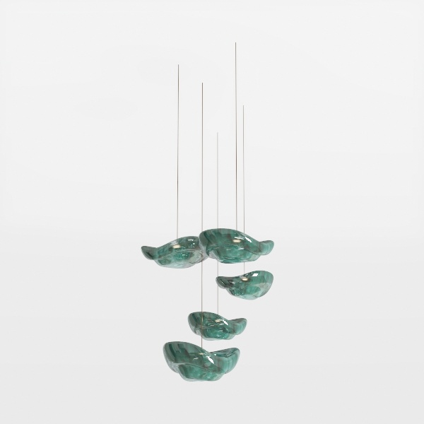 ceiling lamp-Green Glimmer