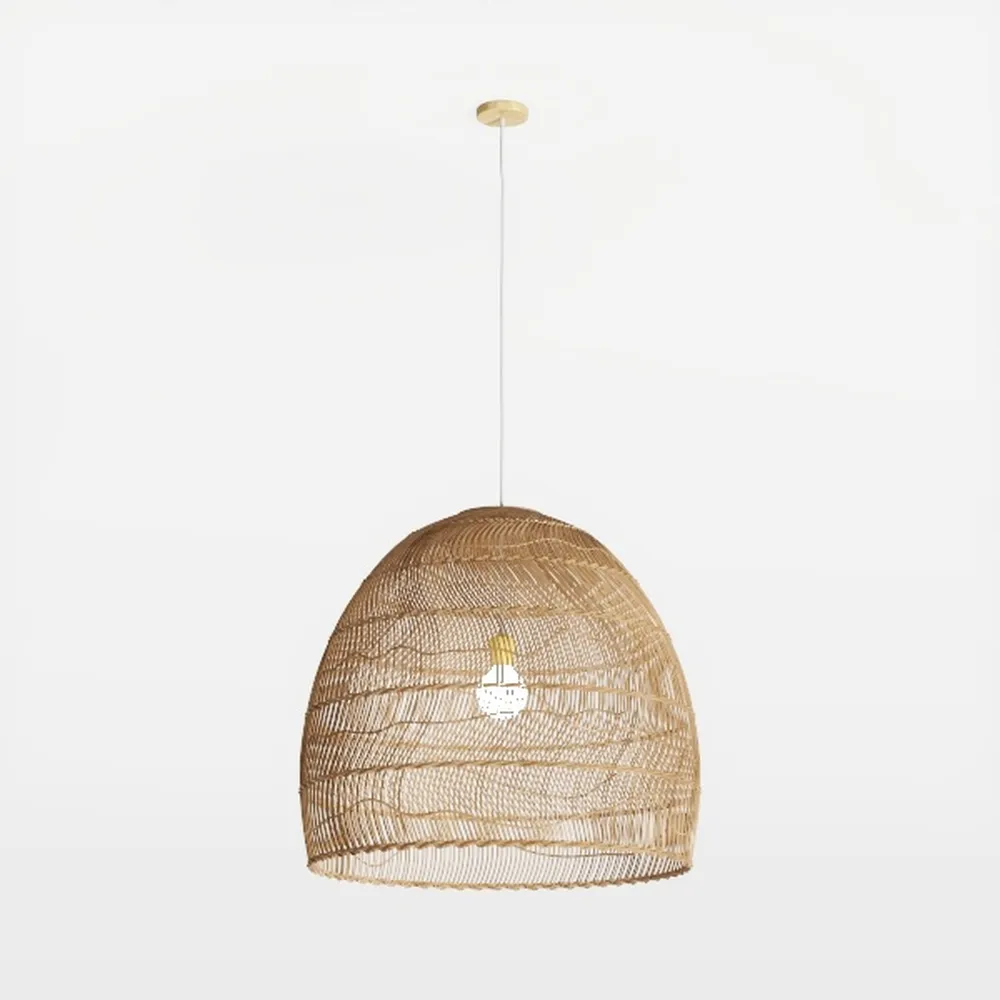 Arturesthome 13.7in Rustic Woven Pendant Light