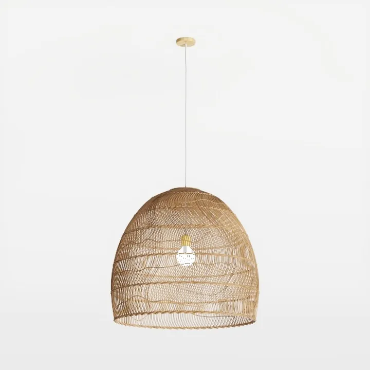 Arturesthome 13.7in Rustic Woven Pendant Light