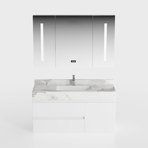 Bathroom Mirror, 55x36 inch Black Rectangle Wall