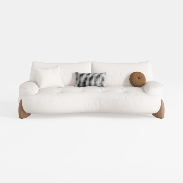Morden Fort 2 Piece Cloud Couch Set, Modern