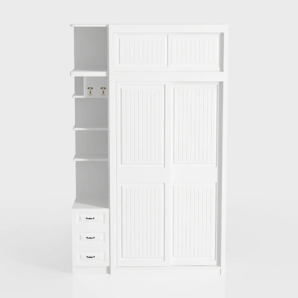 Tangkula Bathroom Floor Cabinet, Wooden Storage