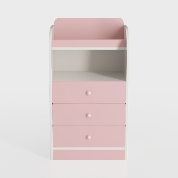 Tiptiper Nightstand Set 2, Grey Night Stands with