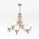chandelier-Retro Charm Left 45 Degree View