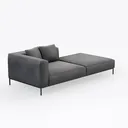 Naomi Home Dora Contemporary DIY Sofa Collection G Right 45 Degree View