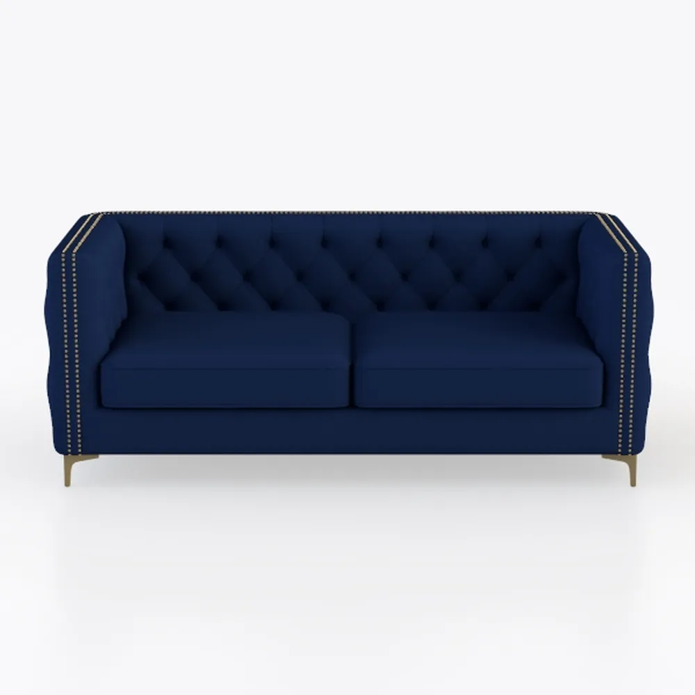 Safavieh Couture Collection Miller Navy Velvet