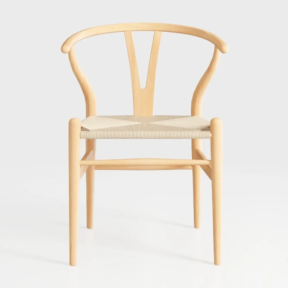 Wishbone Dining Chairs, Set of 2 – Solid Wood