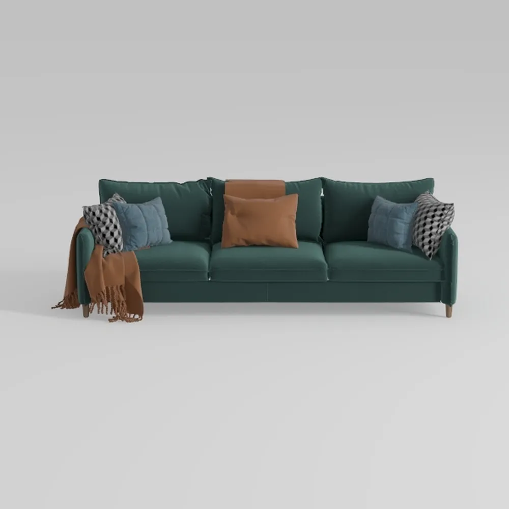 82 Inch Chesterfield Sofa, 23 Inch Deep Seat