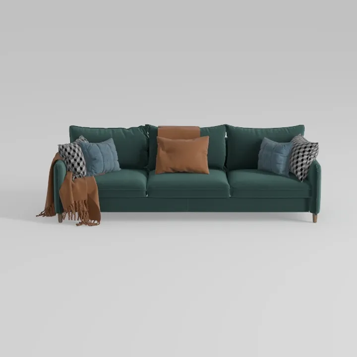 82 Inch Chesterfield Sofa, 23 Inch Deep Seat