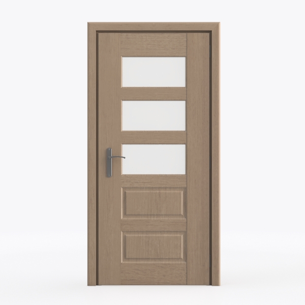 VDOMDOORS Front Exterior Prehung Metal-Plastic