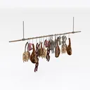 cured meat-Happy Tiger Year  Right 45 Degree View