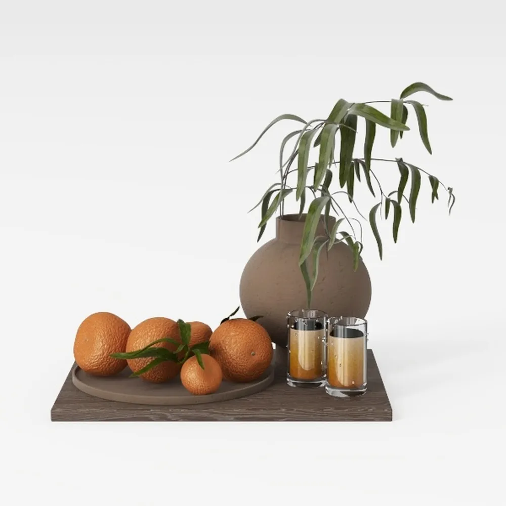 Rustic Farmhouse Ceramic Vase, 8.1" Tall Vintage