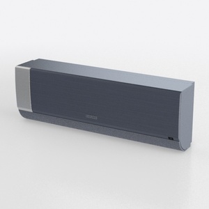 Modern Dark Gray Fabric Metal Wireless Sound Bar 3D Model