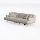 Futon Sofa Bed Convertible 70 inch Solid Wood Couc Left 45 Degree View