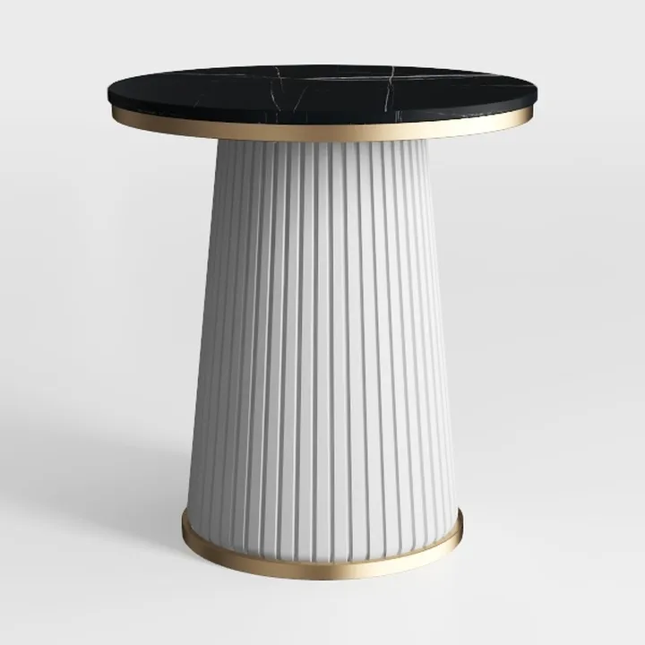 Round Dining Table, 35" Modern Farmhouse Kitchen 