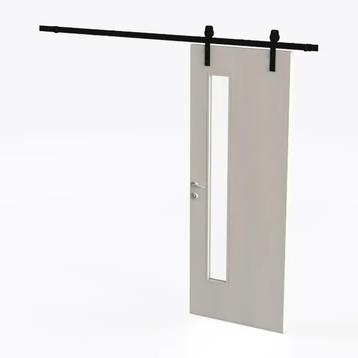 60x84 inch Sliding Barn Wood Door Slab with 10ft