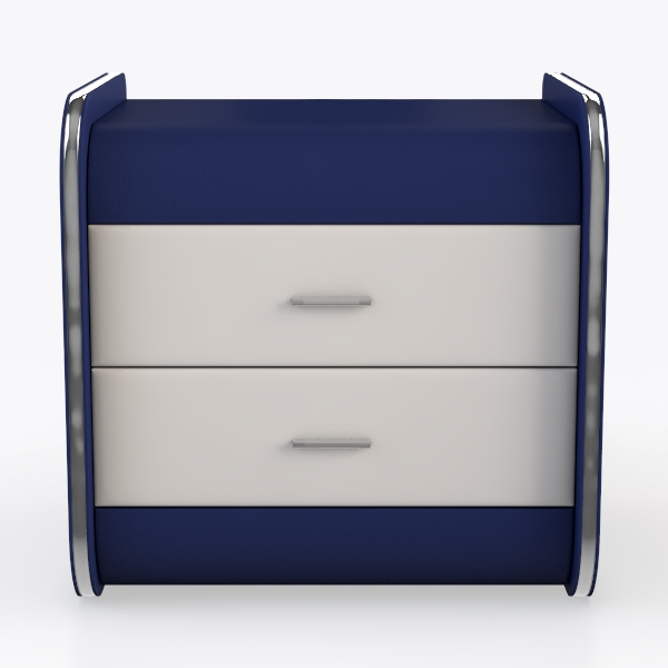 LED Nightstand with Wireless Charging Station