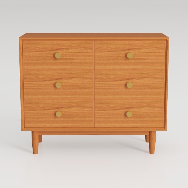 dadada Baby Merry 6-Drawer Dresser – Modern