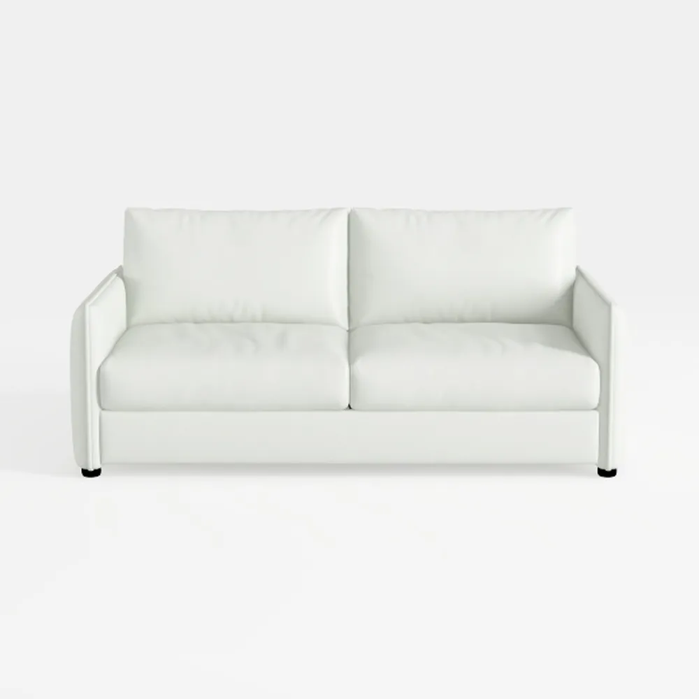 58”Modular Sectional Loveseat Sofa, Modern Love