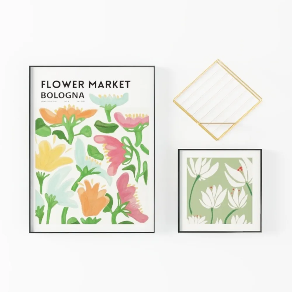 Canvbay 3 Piece Abstract Birds Picture Wall Art