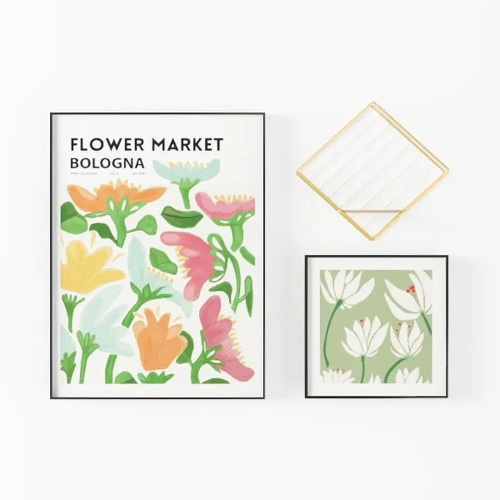 Canvbay 3 Piece Abstract Birds Picture Wall Art