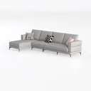 Naomi Home Dora Contemporary DIY Sofa Collection G Left 45 Degree View