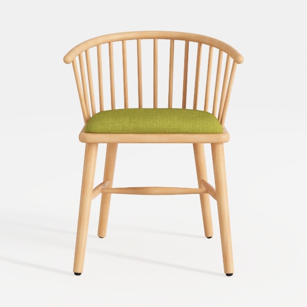 Dining Chair, Nordic Solid Wood Princess Chair