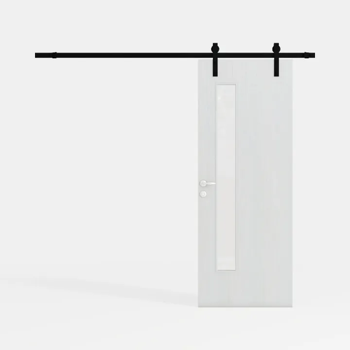 Sliding Barn Door Hardware Kit 6.6 FT Heavy Duty
