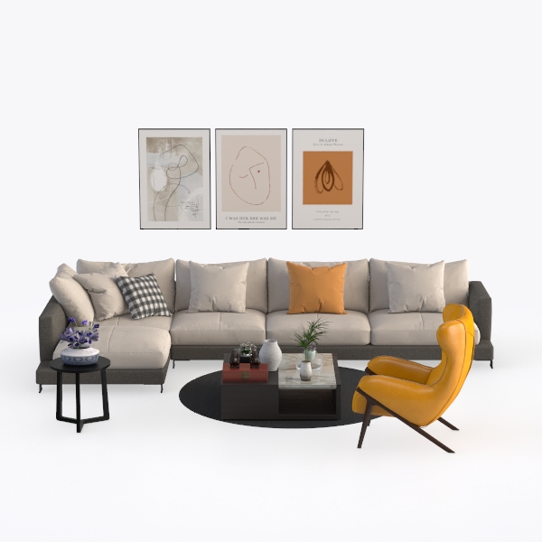 sofa set-Classic Continental