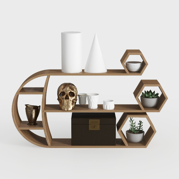 LITTLE TREE Console Table, 70.9&quot; Long Industrial