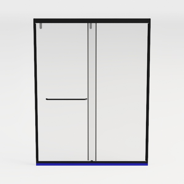 ANZZI - Madam 76 x 60 inch Frameless Tinted Shower