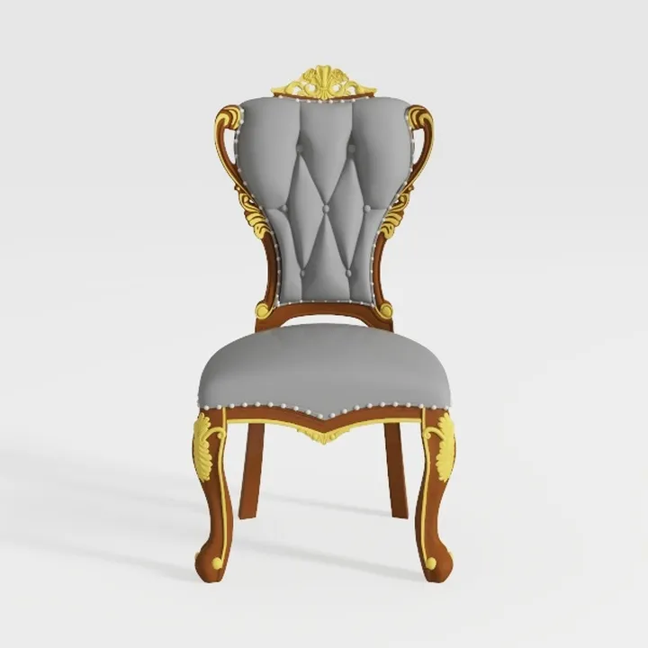 Leather Dining Chairs Set of 2, White Upholstered