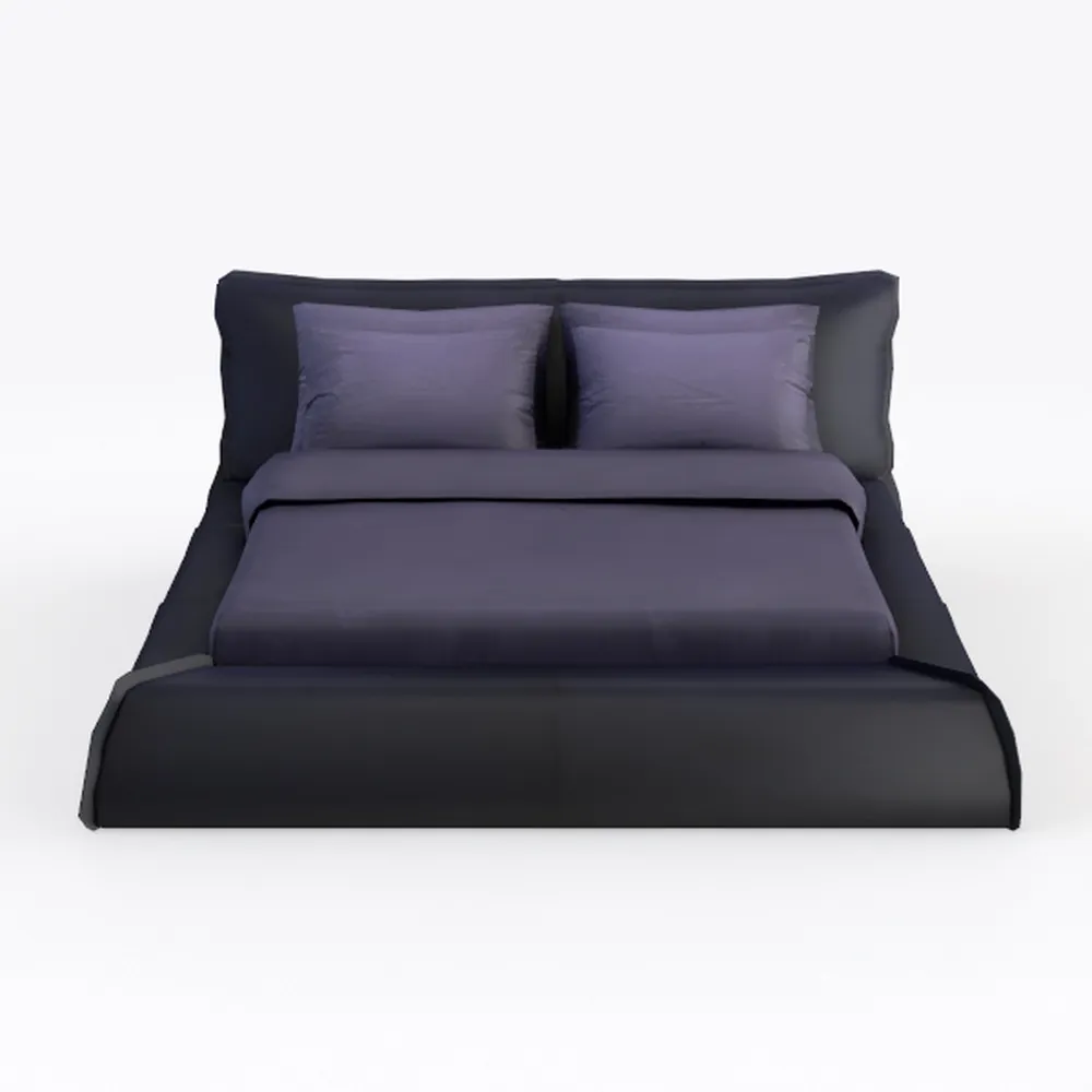 Tov Furniture Olafur Black Linen Queen Bed