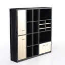 File Cabinet / Locker436 Right 45 Degree View
