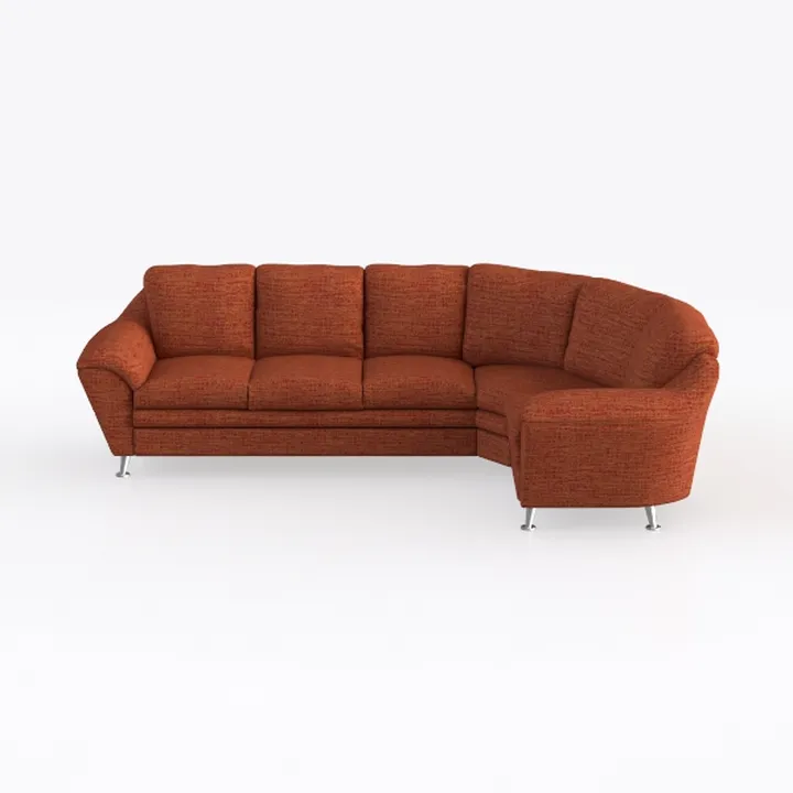 108" U-Shape Pull Out Sofa with 2 Storage Chaise